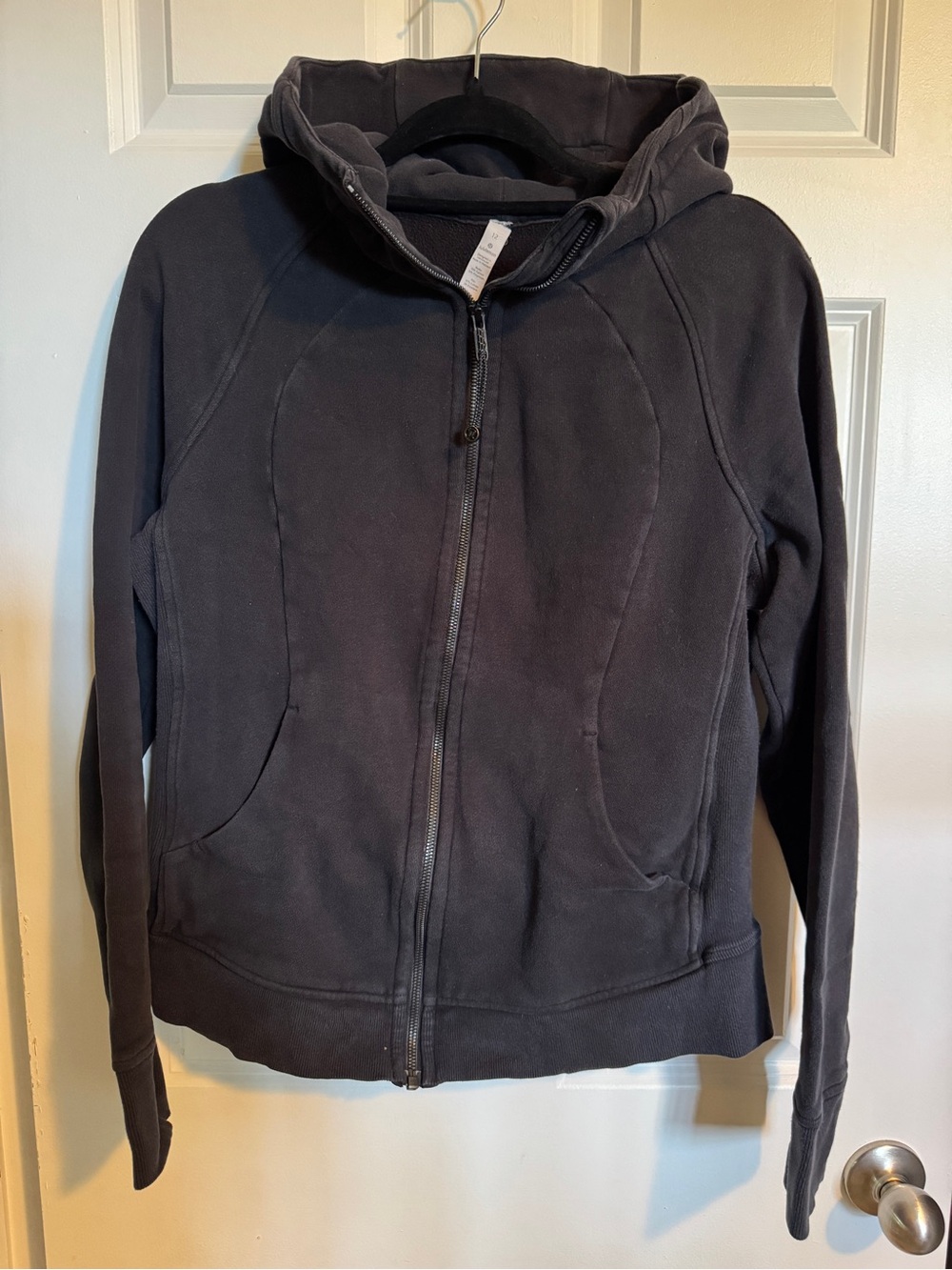 Dark Gray Full-Zip Hooded Lululemon Sweatshirt